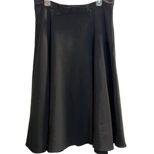 Tatyana Black Swing Skirt w/ Bow Sz XXL
